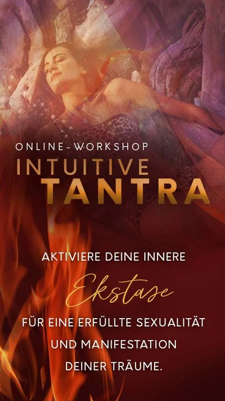 Hochkantbanner des Online-Programms "Intuitive Tantra"