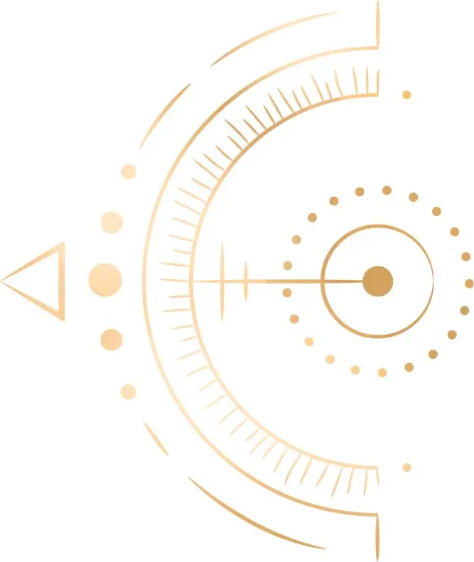 Goldener Pfeil zeigt auf den aktuellen Intuitionsblog-Artikel von Jacqueline Le Saunier - rechts