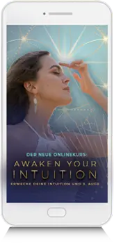 Smartphone-Mockup des Online Intuitions Programms "Awaken your Intuition"