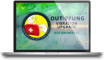 Desktop-Mockup des Online Intuitions Programms "Outpfung"