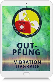 Tablet-Mockup des Online Intuitions Programms "Outpfung"