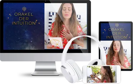 Minikurs-Mockup des Orakel der Intuition Kartensets