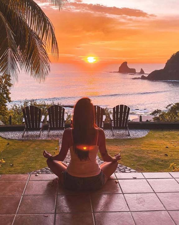 Schamanische Intuitionsreise Nicaragua - Unterkunft: Meditation Sonnenuntergang