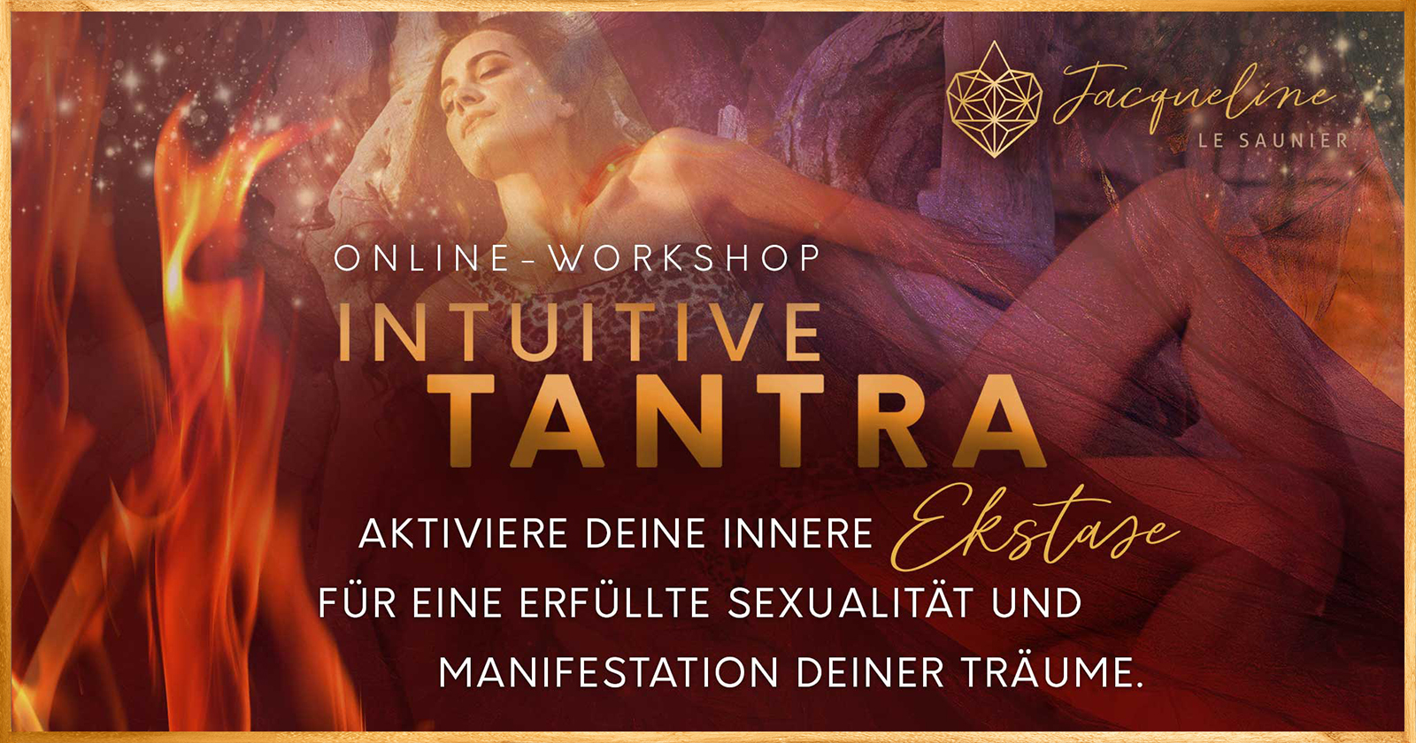 Intuitionsexperting Jaqueline Le Saunier stellt ihrem exklusiven Workshop "Intuitive Tantra" vor